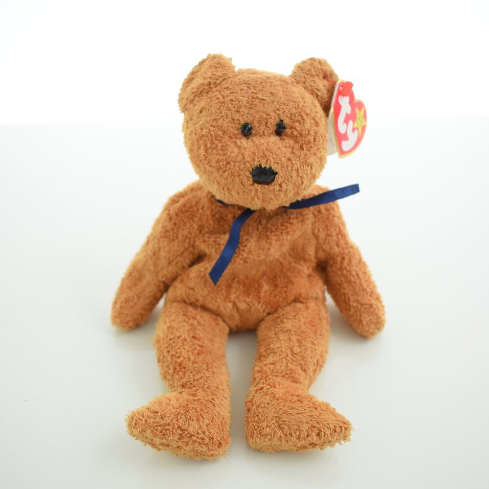 Ty Beanie Baby Fuzz Bear July 23 1998 birthdate